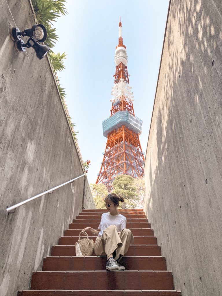 東京 芝公園 東京タワーと私 東京タワーの写真スポット 19年 トラベルインフルエンサーayumi S Blog
